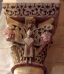 Le prophète Daniel dans la fosse aux lions.