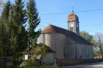 Église vue arrière.