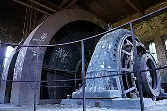 La machine d'extraction du puits no&nbsp;1.