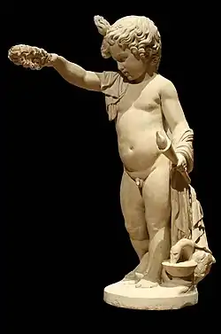 Le Génie de l'immortalité, marbre, musée des beaux-arts de Marseille.