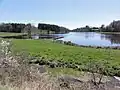 Le lac réservoir, les Persats.
