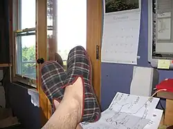 Paire de charentaises.