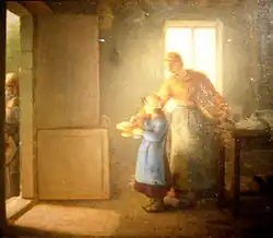 La Charité, 1859, huile sur bois, 40&nbsp;×&nbsp;45&nbsp;cm, Cherbourg-en-Cotentin, musée Thomas-Henry.