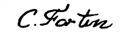 signature de Charles Fortin (peintre)