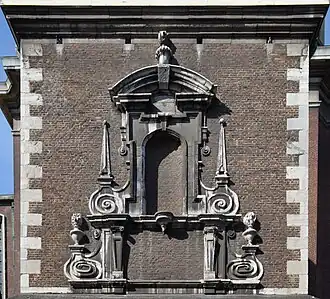 Chevet plat baroque de l'ancien chœur.