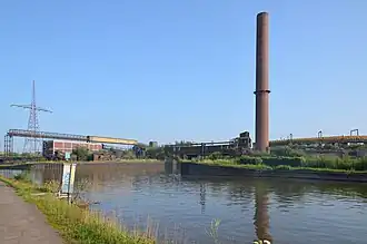 Le canal Charleroi-Bruxelles.