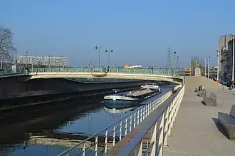 Pont Roi-Baudouin vu de l’aval.