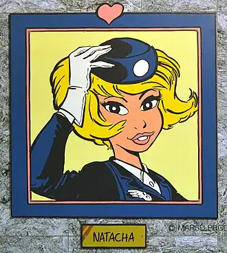 Portrait dans station de métro « Janson » à Charleroi.