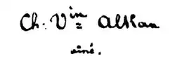 signature de Charles-Valentin Alkan