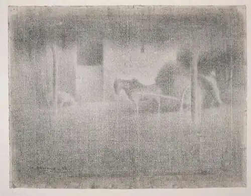 Cour d'une ferme (1892), musée des Beaux-Arts de Boston.