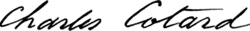signature de Charles Cotard