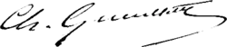 signature de Charles Gueullette