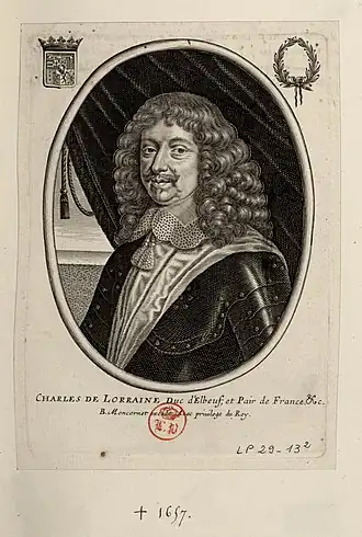 Le duc d'Elbeuf