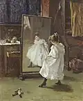 Charles Martin Hardie,Le miroir de l'atelier,1898