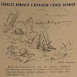 À Birkadem, trois dessins du journal L’Étrille.