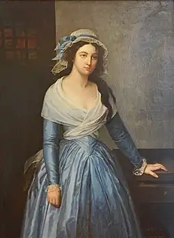 Charlotte Corday dans sa prison, 1842 (Caen, musée des Beaux-Arts).