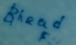 signature de Charlotte Rhead