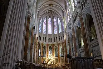 Cathédrale de Chartres, chœur restauré.