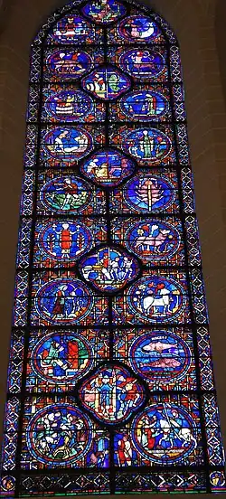 Cathédrale de Chartres. Vitrail sud.