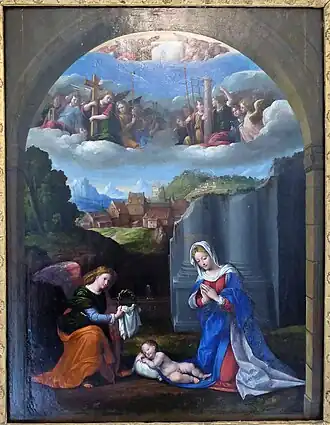 Benvenuto Tisi, Vierge à l'Enfant.