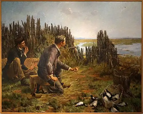 Chasse aux canards, Charleville-Mézières, musée de l'Ardenne.