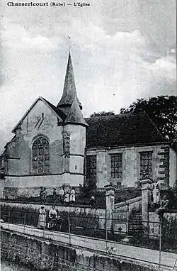 L'église vers 1910.