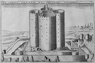 Donjon du château d'Étampes - 1610