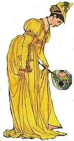 Illustration de la princesse par Walter Crane.