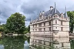 Château d'Azay-le-Rideau (XVIe&nbsp;siècle), en France.