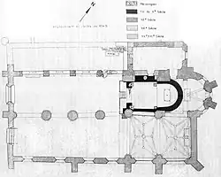 Plans de l'église.