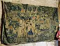Château de Villemonteix, tapisserie.