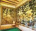 Château de Villemonteix, tapisserie.