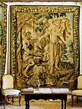 Château de Villemonteix, tapisserie.