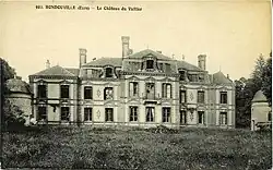 Carte postale du XIXe&nbsp;siècle du château du Valtier