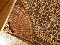 Plafond mudéjar du palais des ducs de Maqueda (Tolède, XIIIe&nbsp;siècle).