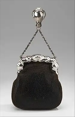 Châtelaine avec sac de Tiffany & Co. Vers 1890