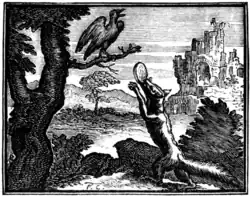 Illustration tirée du premier recueil des Fables de La Fontaine (1668).