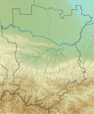 Voir sur la carte topographique de Tchétchénie
