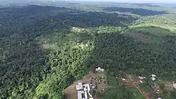 Vue aérienne de la chefferie