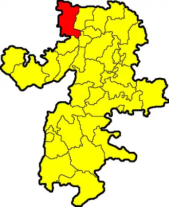 Localisation de Raïon de Niazepetrovsk