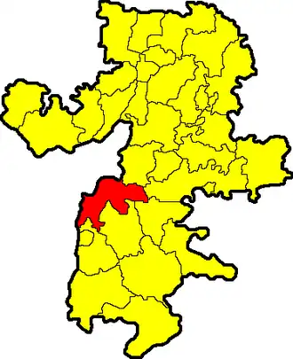 Localisation de Raïon de Verkhneouralsk