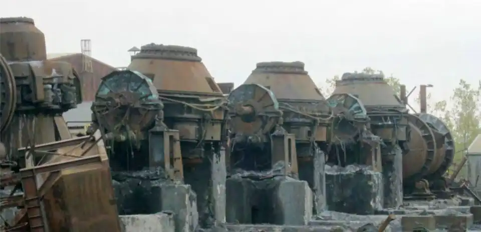  Photo d'un alignement de convertisseurs