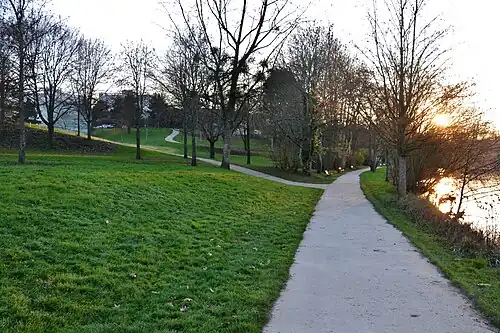 Espace arboré au niveau des Longes (limite Limoges - Panazol)