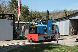 Locotracteur du Chemin de Fer Touristique du Tarn.