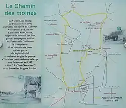 Fiche du circuit Le Chemin des Moines.