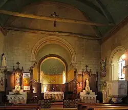 Vue intérieur de l'église.