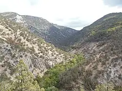 Canyon de la rivière Noire.