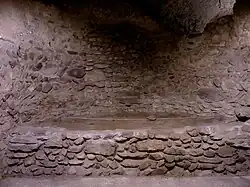 Chevet de l'église primitive.