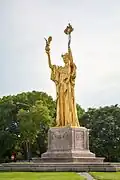 La statue de la République à Jackson Park.