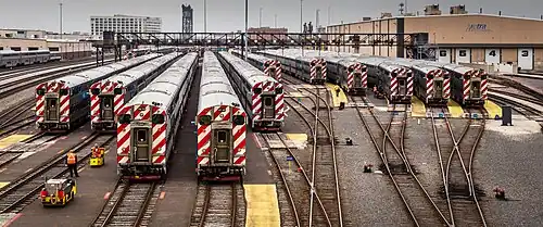 Le dépôt Roosevelt à Chicago.